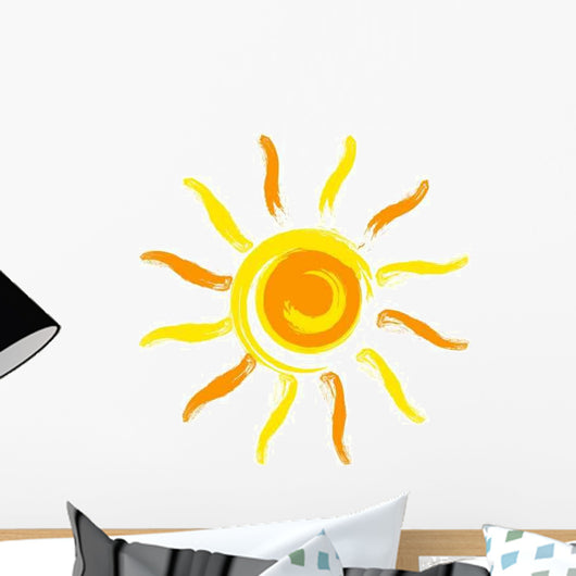 Vector Sun Wall Decal