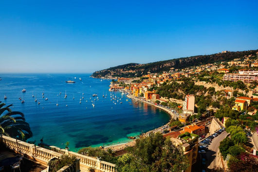 villefranche sur mer on the french riviera france  cote d'azur Wall Mural
