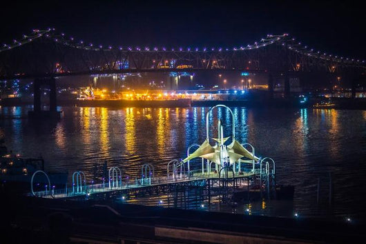 Downtown Skyline Wall Decal