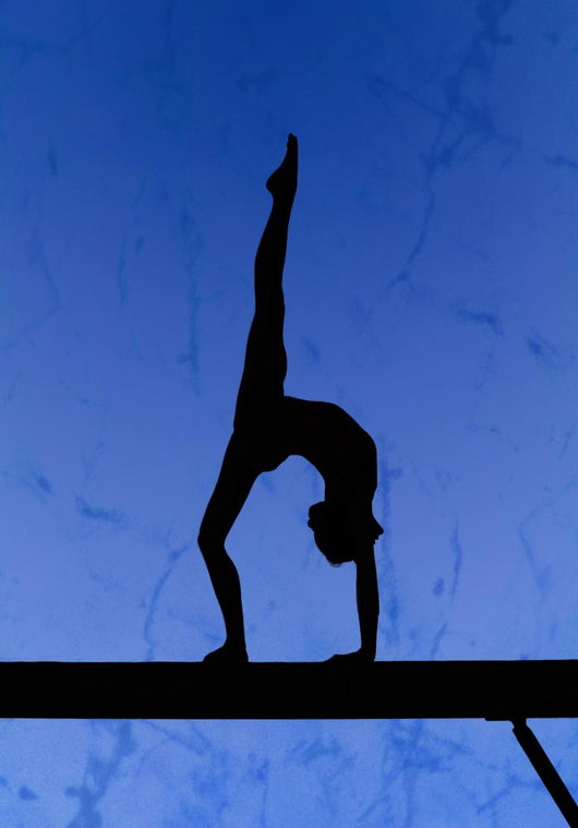 Gymnastic Silhouette Wall Mural