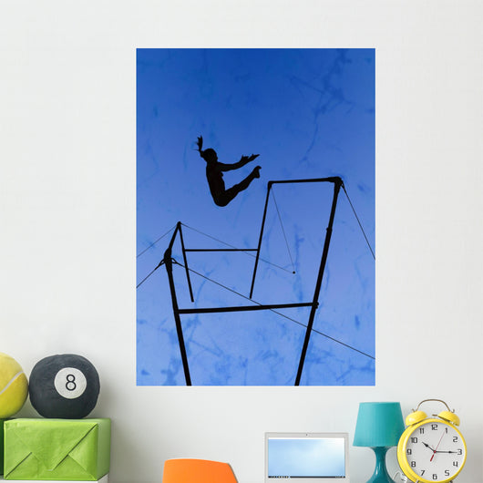 Gymnastic Silhouette Wall Mural