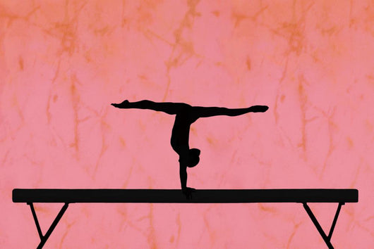 Gymnastic Silhouette Wall Mural