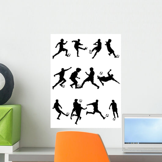 Vector Soccers Wall Decal