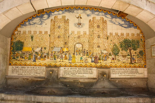 Mosaic Medieval Wall and Wall Mural