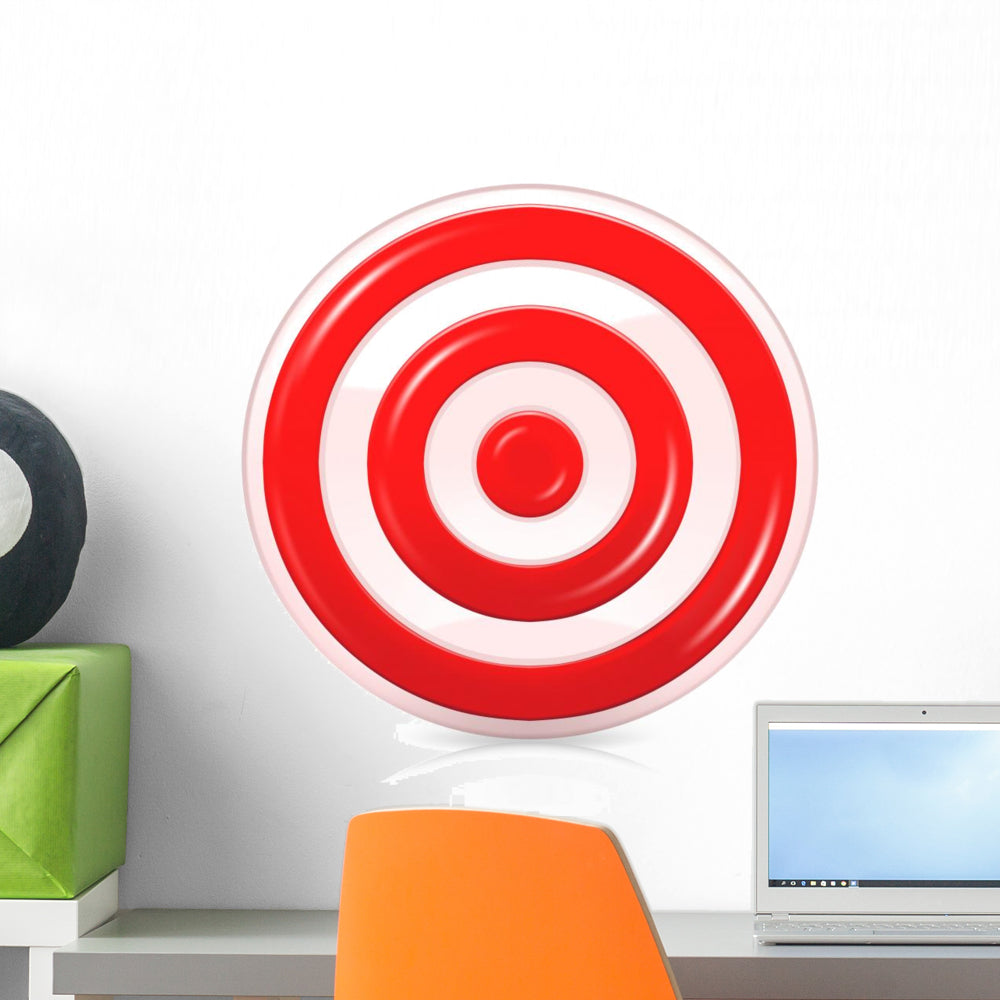 Red Target Wall Decal Wallmonkeys