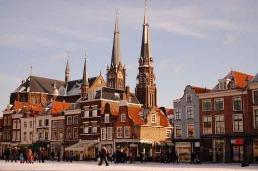 Delft Market Wall Decal