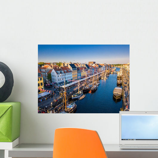 Amazing Historical City Center Wall Decal