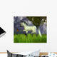 Cute Toon Unicorn with Wall Mural