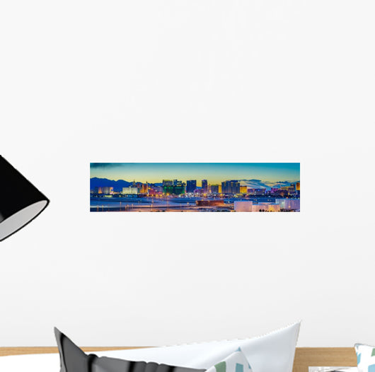 Skyline Sunset Famous Las Wall Decal