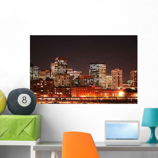 Denver Colorado Night Wall Decal