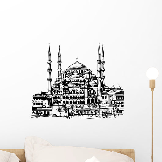 blue mosque in Istanbul Wall Decal