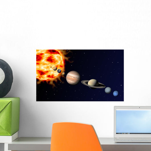 Solar System Wall Mural