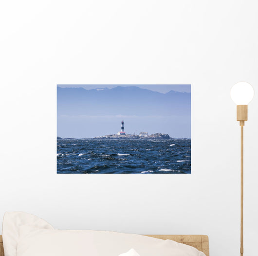 Race rocks lighthouse is situated Wall Mural
