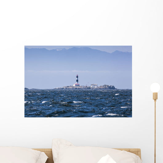 Race rocks lighthouse is situated Wall Mural