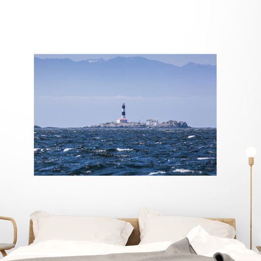 Race rocks lighthouse is situated Wall Mural