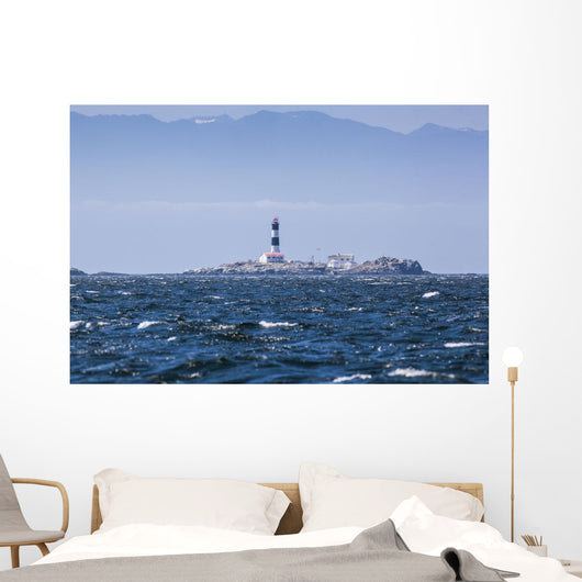Race rocks lighthouse is situated Wall Mural