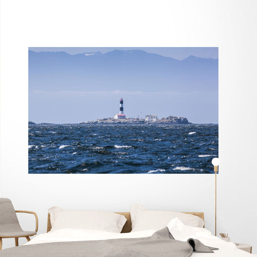 Race rocks lighthouse is situated Wall Mural