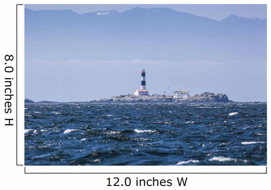 Race rocks lighthouse is situated Wall Mural