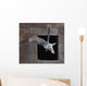 Great Horned Owl Flying Out Of An Old Barn Window Wall Mural