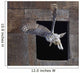 Great Horned Owl Flying Out Of An Old Barn Window Wall Mural