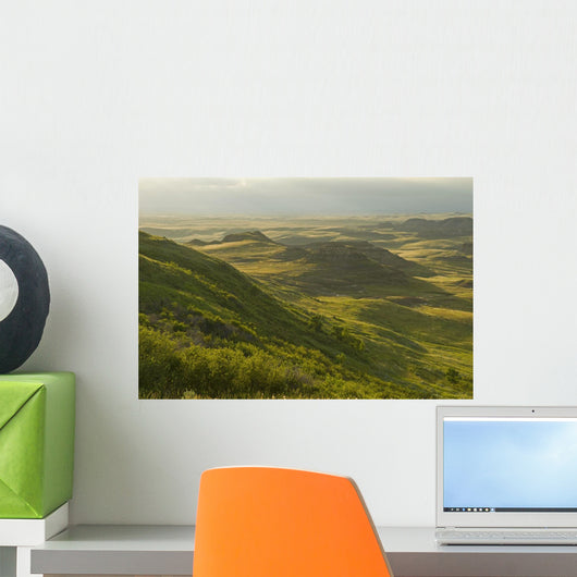 Killdeer Badlands In East Block Of Grasslands National Park Wall Mural