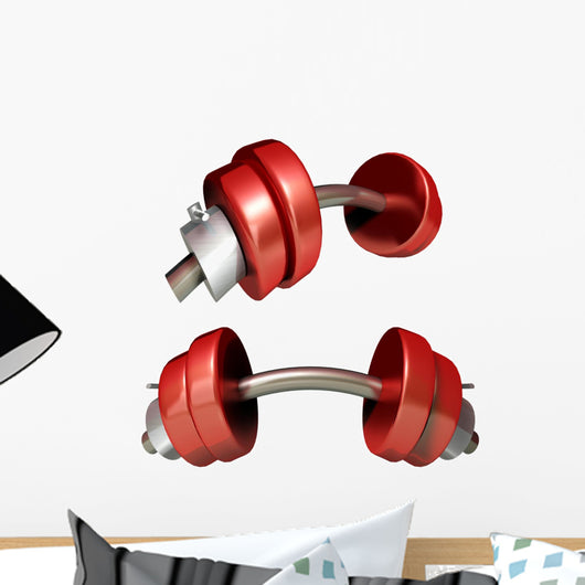 Dumbbell Wall Decal