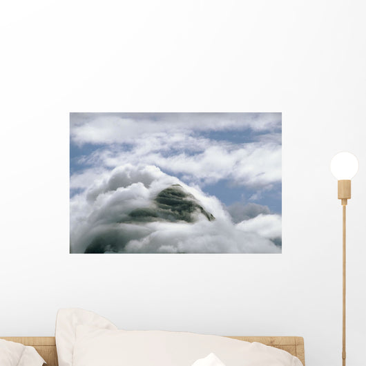 Mountain Peak Clouds Chugach Natl Forest Southcentral Alaska Wall Mural