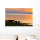 Cow And Two Calf Moose Feeding Wall Mural