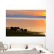 Cow And Two Calf Moose Feeding Wall Mural