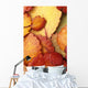 Closeup Of Dwarf Birch Leaves Autumn Wall Mural