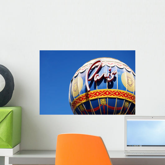 Close up of the Paris hotel Balloon in Las Vegas Wall Mural