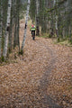 Woman Mountain Biking Wall Mural