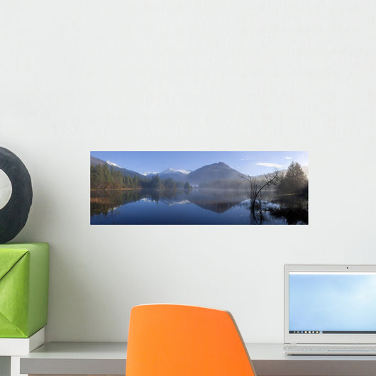 Panoramic View Of Mendenhall Lake Near Juneau Wall Mural