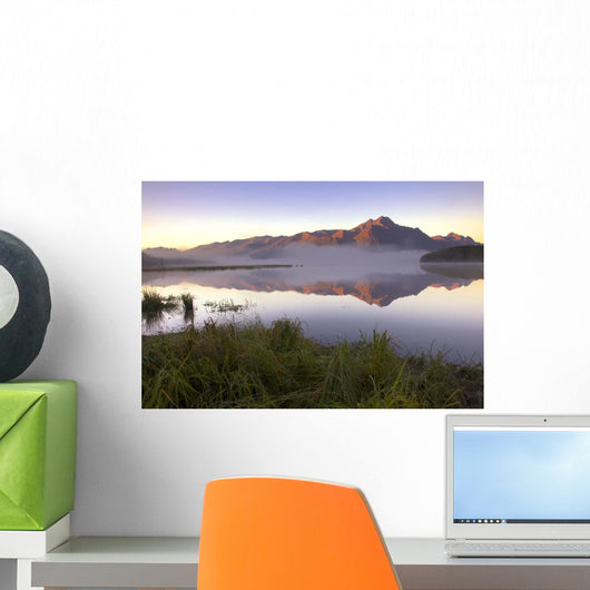 Sunrise On Pioneer Peak With Small Wall Mural