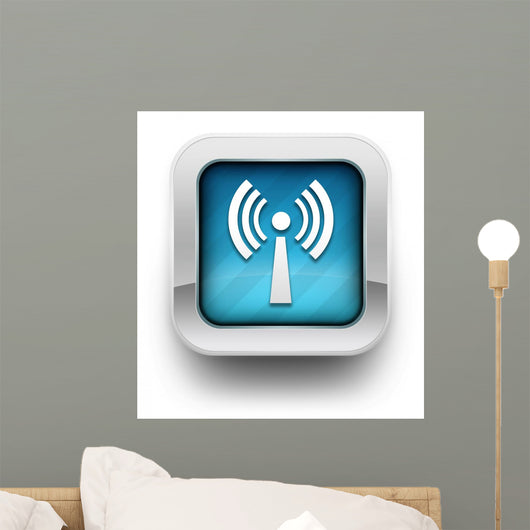 wifi network icon Wall Decal