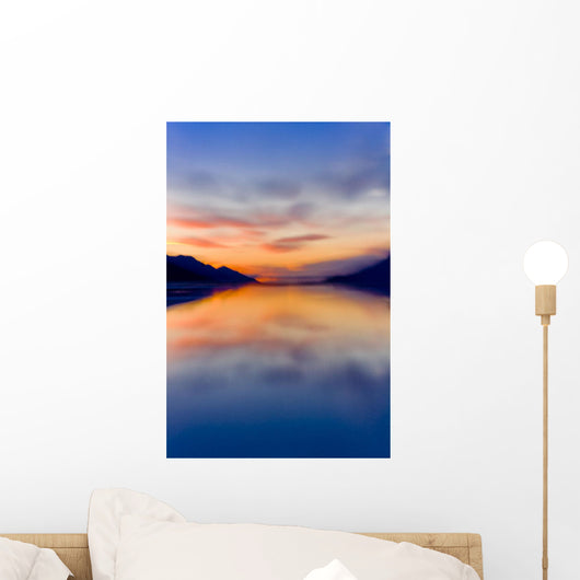 Sunset Colors Reflected Wall Mural