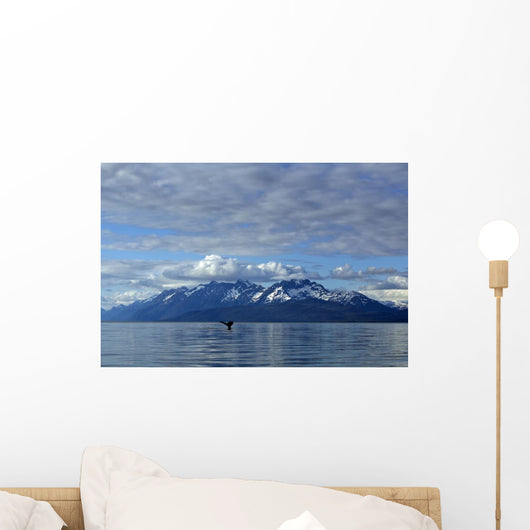 Humpback Whale Fluking In Lynn Canal Wall Mural