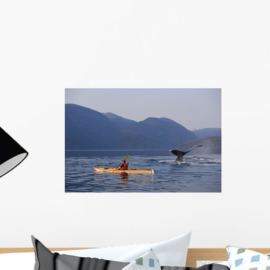 Man Sea Kayaking Wall Mural