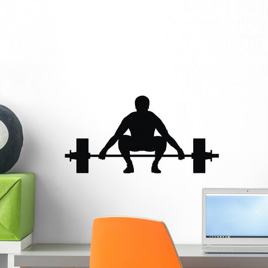 Weight Lifter Athlete Wall Decal