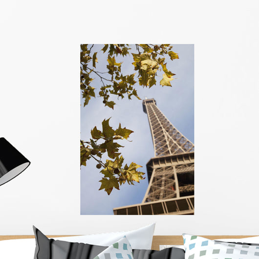 France, park around of Eiffel Tower Wall Mural