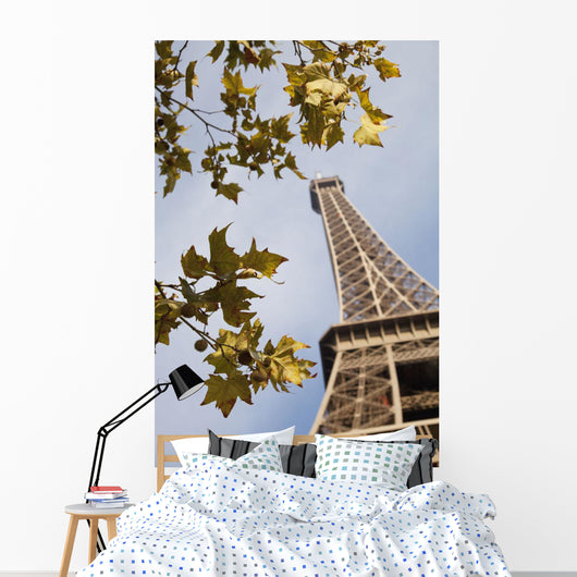 France, park around of Eiffel Tower Wall Mural