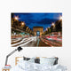 France, Arc de Triomphe at dusk Wall Mural