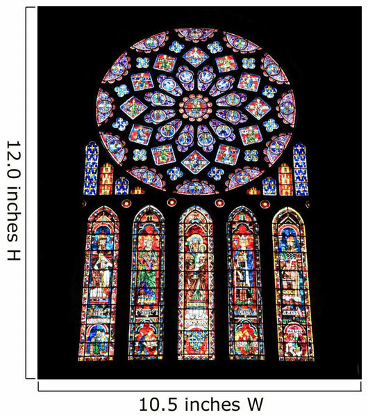Stained Glasses From Chartres Cathedral France Wall Mural