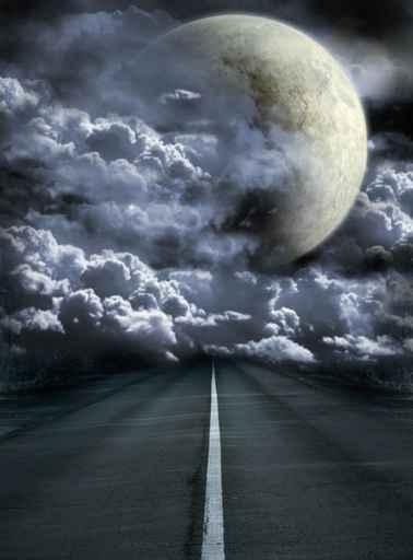 Moon Wall Decal Design 4