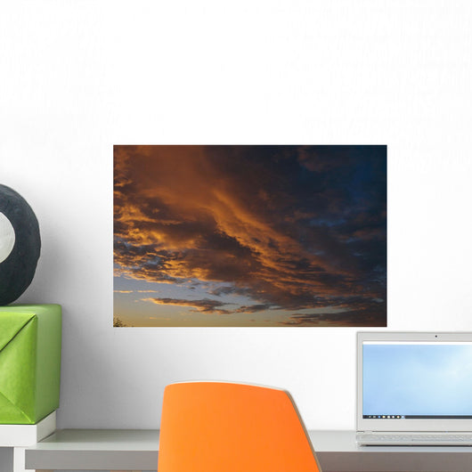 Cloud Patterns At Sunset Sc Alaska Wall Mural