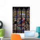 Virgin Mary and Jesus Stained Glass Wall Mural