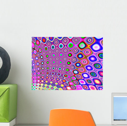 Retro Sixties or Seventies Wall Mural