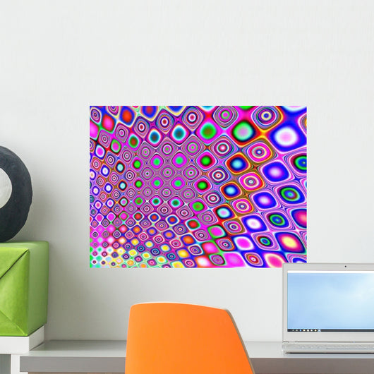 retro sixties or seventies background Wall Mural