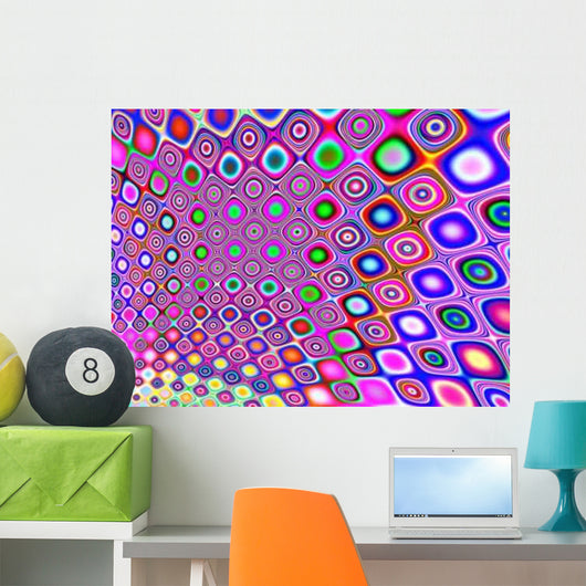 retro sixties or seventies background Wall Mural