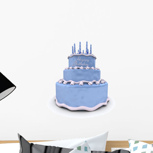 Birthday cake Wall Decal